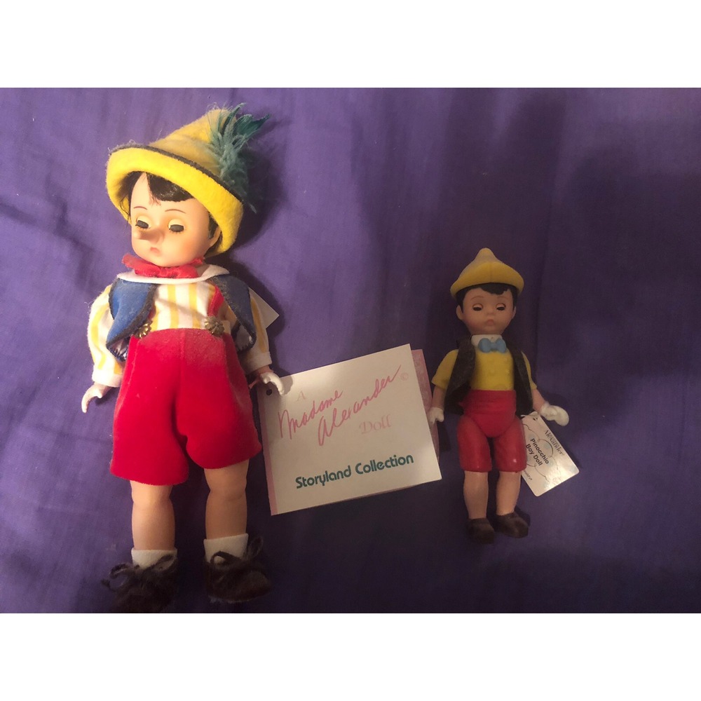 Lot Of Pinocchio Figures Collectables Disney's Madame Alexander Vintage Rare